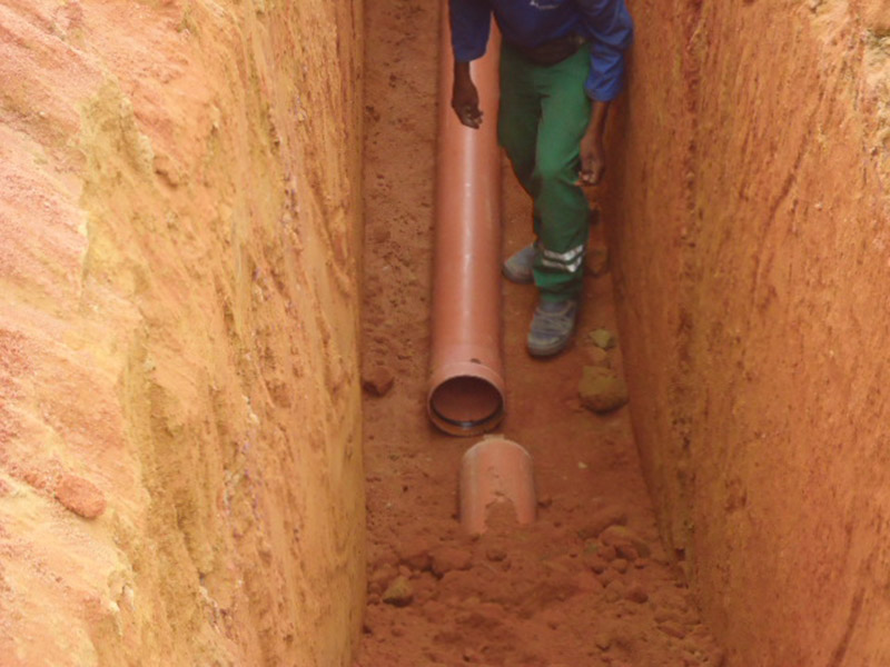 Pavimentação, Sistema de Esgotamento Sanitário e Rede de Drenagem