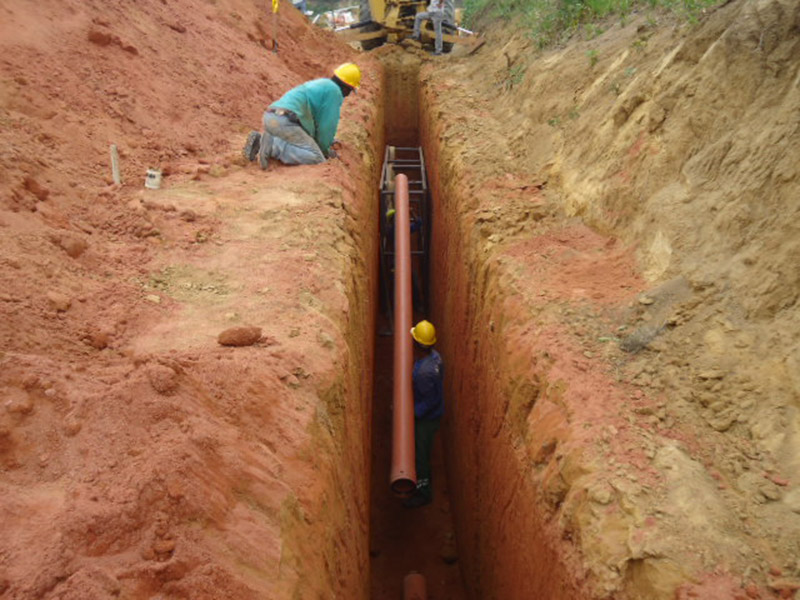 Pavimentação, Sistema de Esgotamento Sanitário e Rede de Drenagem