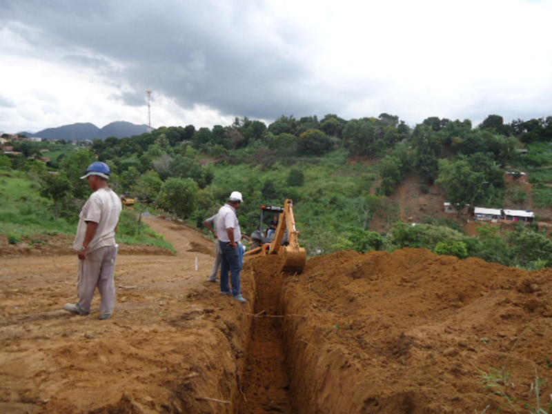 Terraplanagem do loteamento