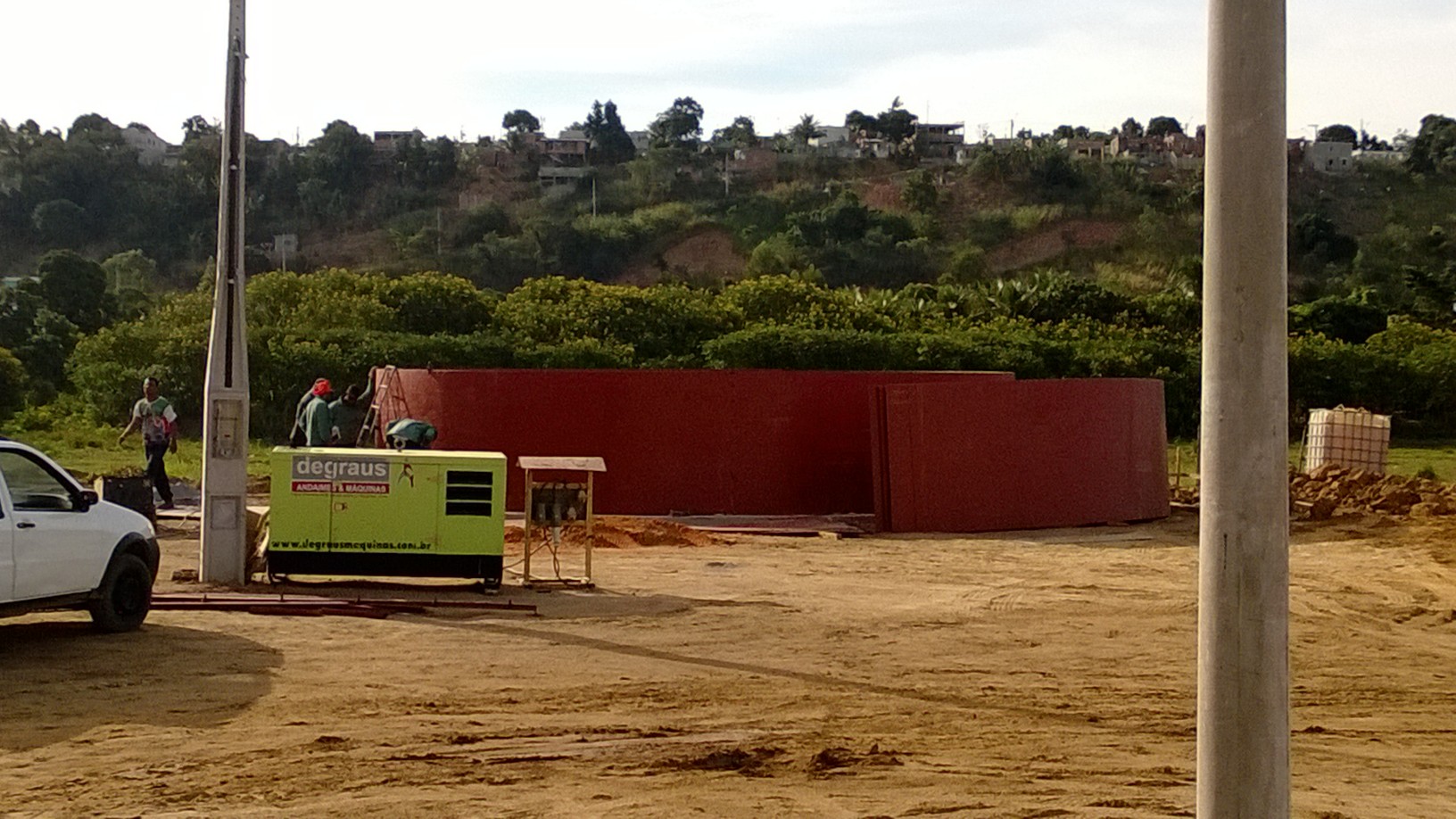 Estação de Tratamento e Pavimentação