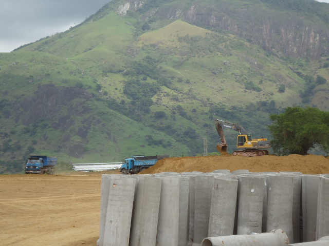 Terraplanagem do loteamento